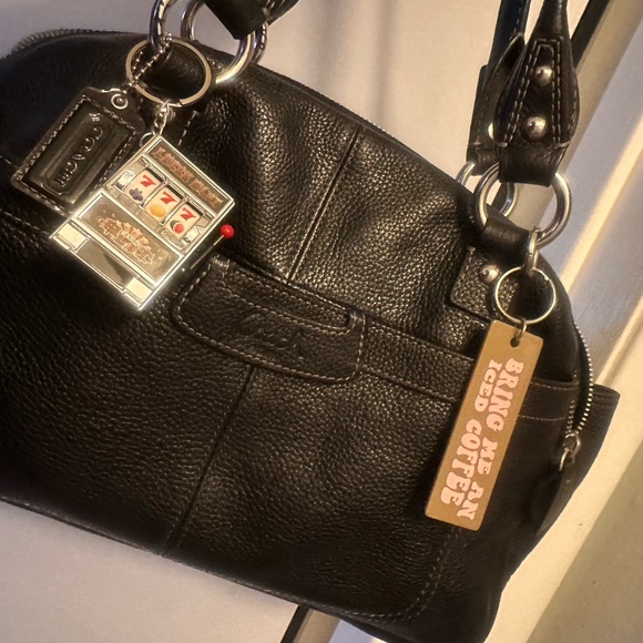 Coach black leather handbag y2k - Picture 4 of 4